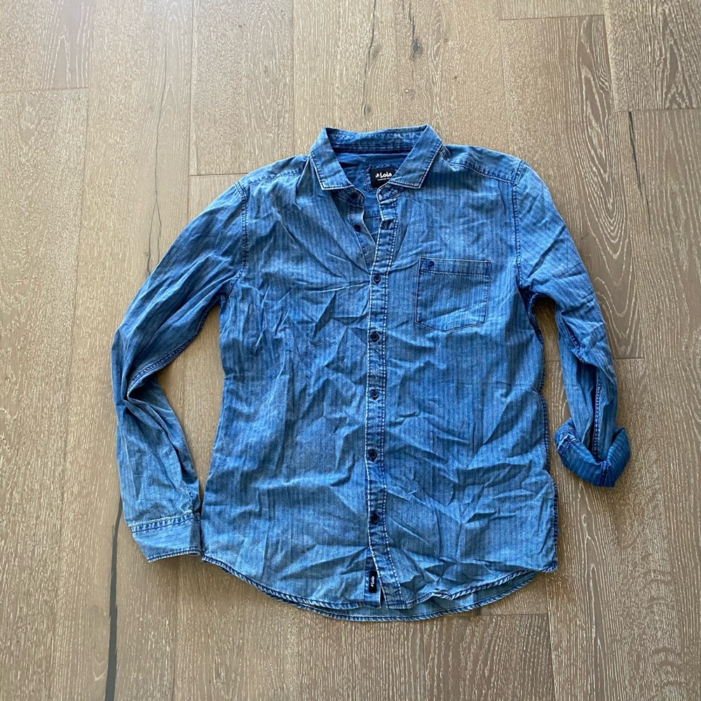 Lois Jeans button-down denim shirt